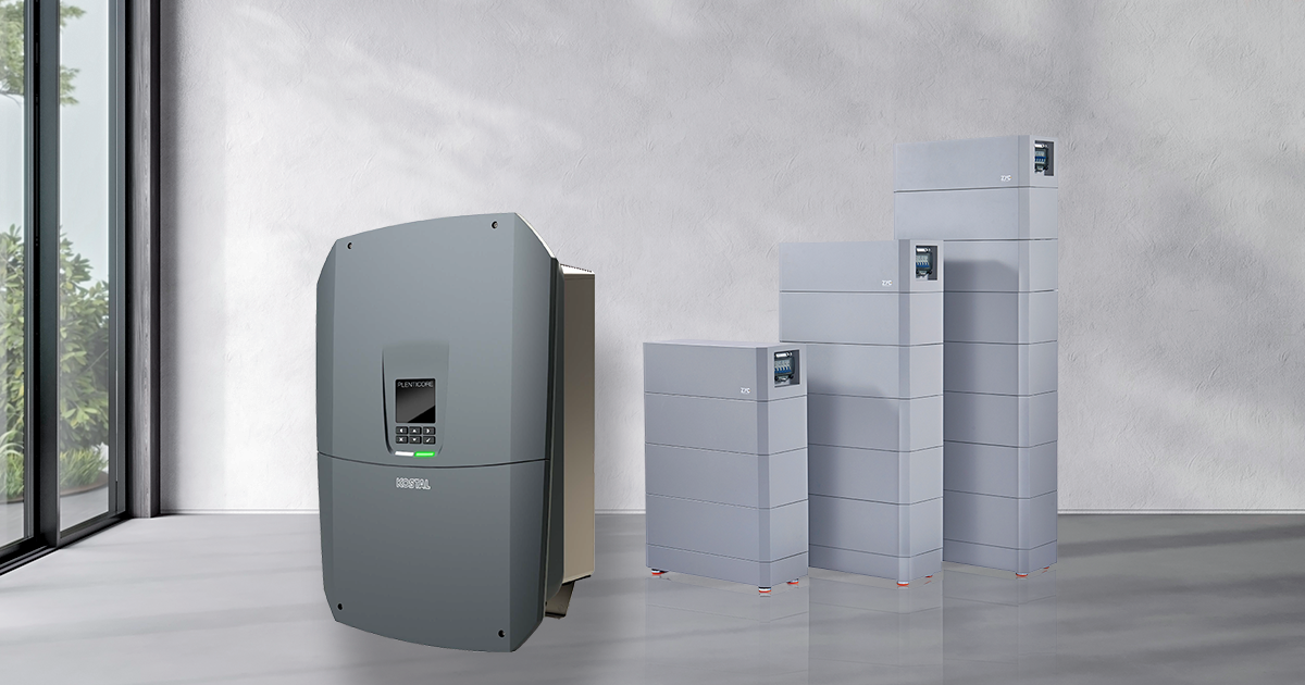 KOSTAL PLENTICORE MP M G3 хибриден инвертор в комбинация с модулна високоволтова батерия ZYC SIMPO HV за фотоволтаична система със съхранение на енергия.